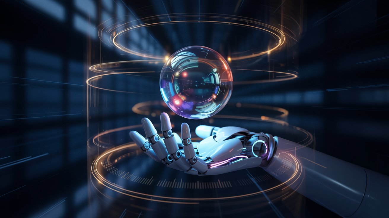 AI integration abstract visualization